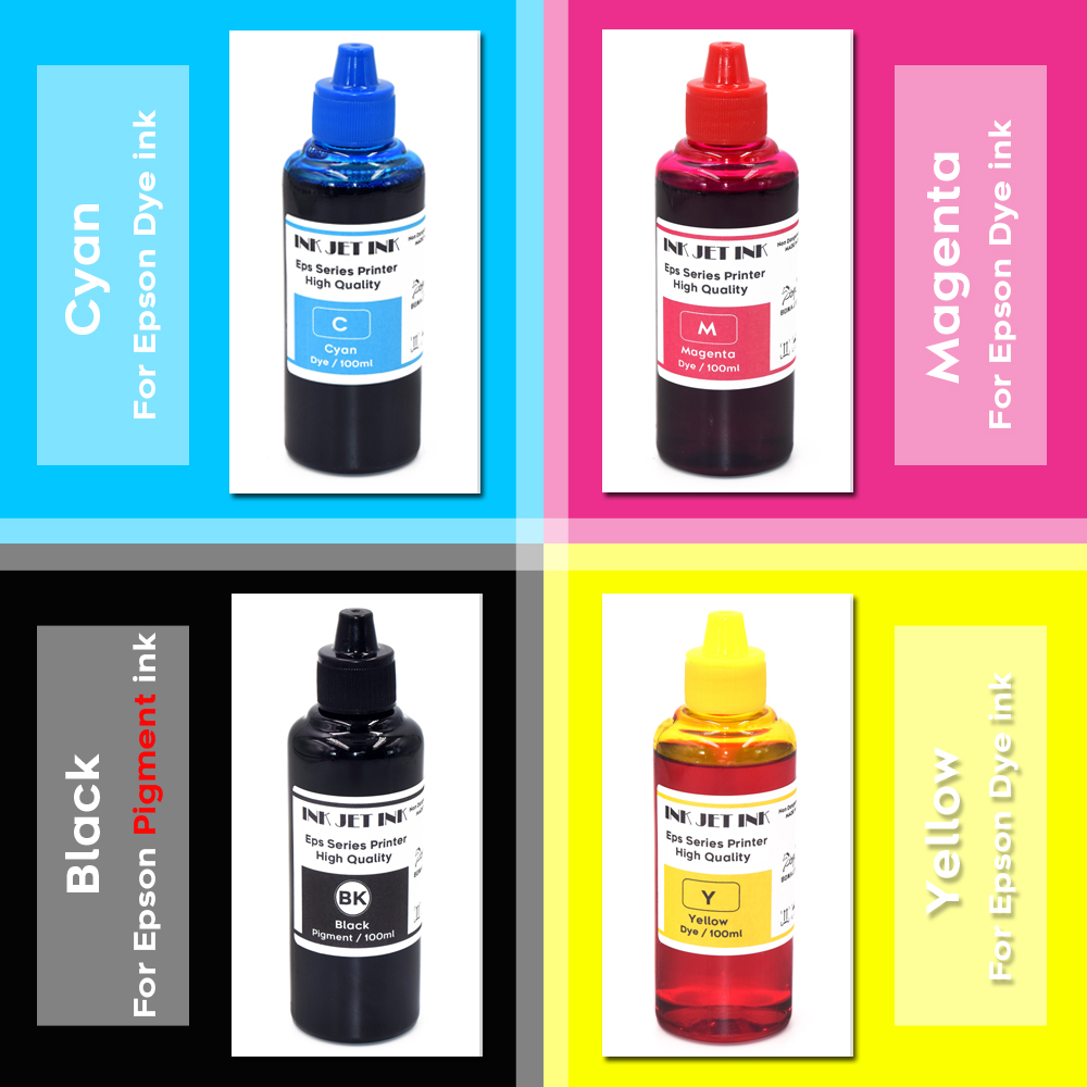 Sublimation Ink 100Ml - BOMA 4PCS*100ML 297 T2971/T2962-T2964 Color Vivid