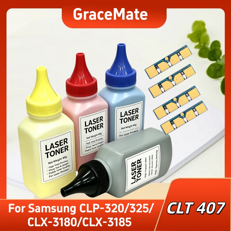 CLT-407 toner Chip powder For  - Laser Toner Powder review and price