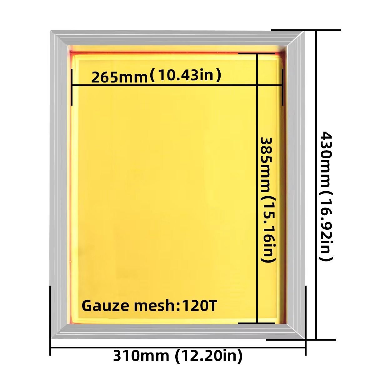 Aluminum Silk Screen Frame 43  - Screen Printing Frame Mesh review and price