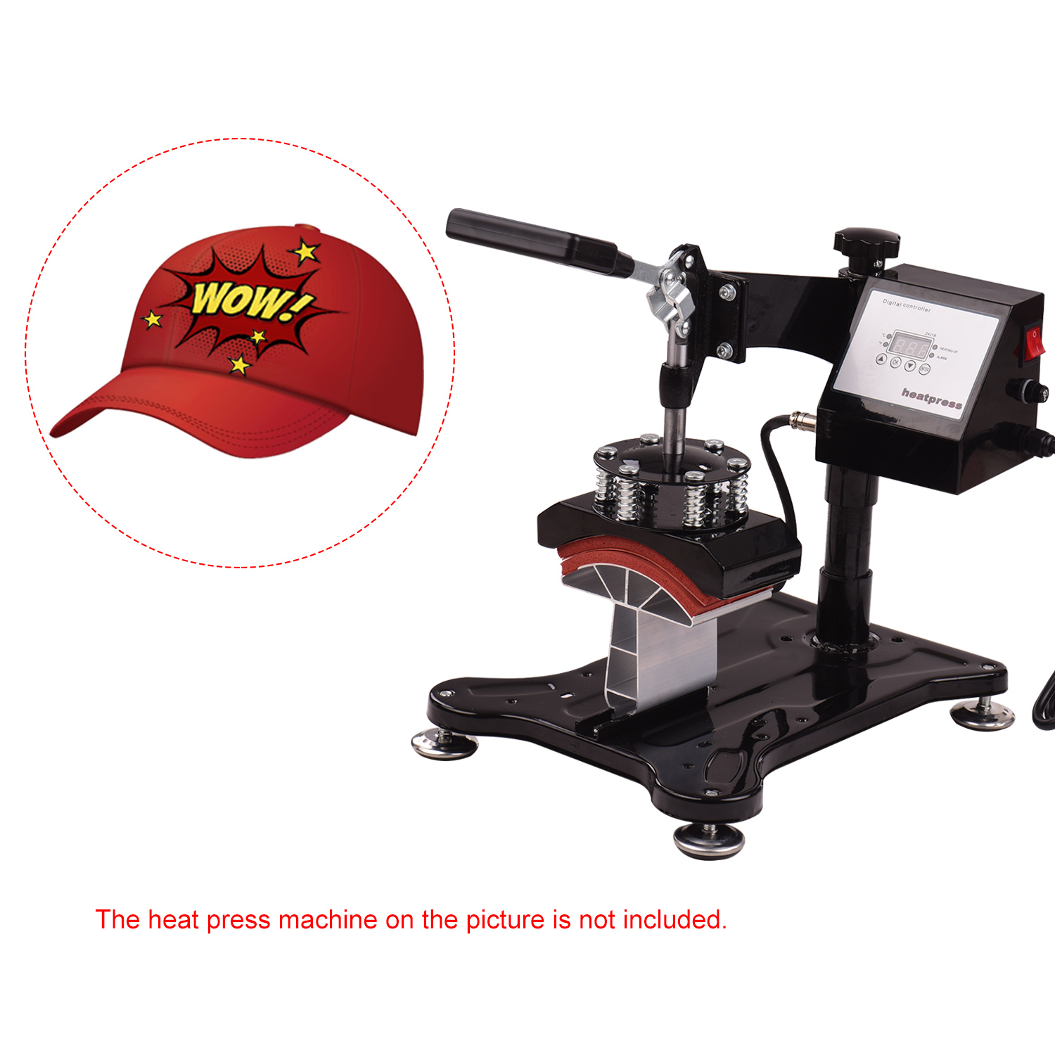 Aibecy Hat Cap Press Heating T - Commercial Printing Press review and price